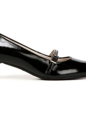 Life Stride Black Patent Mary Jane Low Heel Size 8 M New In Box